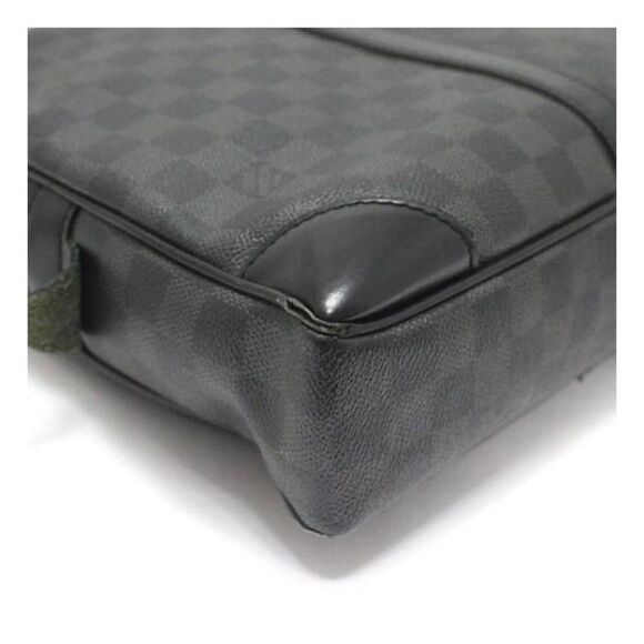 Louis Vuitton Porte Document Voyage Briefcase Business Bag Damier Graphite - Picture 3 of 7